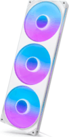 NZXT F420 RGB CORE PWM 140x140x26 RGB LED Rendszerhűtő ventilátor 3db - Fehér