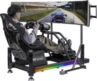 Thermaltake Stand Pro 32"-34" LCD TV / Monitor padló tartó állvány - Fehér