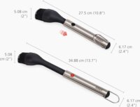 Joseph Joseph GrillOut Szilikon BBQ Grill Tisztítókefe 37cm - Inox / Fekete