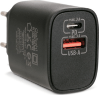 Delight 55041BK USB-C / USB-A Hálózati Töltő Adapter 20W - Fekete