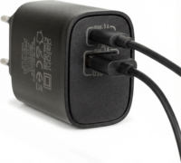 Delight 55041BK USB-C / USB-A Hálózati Töltő Adapter 20W - Fekete