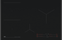 AEG TII84B10FZ Beépíthető 4 zónás Indukciós Főzőlap 7350 Watt - Fekete