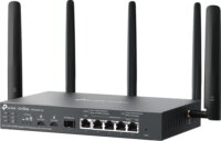 TP-Link Vezetékes 4G+ LTE WiFi6 Omada AX3000 VPN Router - Fekete