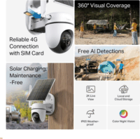 TP-Link TAPO C615G KIT Smart 2K UltraHD 360° forgatható napelemes Kamera - Fehér