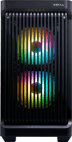 G.Skill GC-TKGW1-LT1 Midi torony Számítógépház + 1db 120mm ventilátor - Fekete