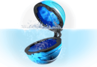 SpyraBlast 6 darabos Mágneses Vizibomba szett - Kék