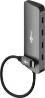 Goobay Slim 76565 USB-C 3.2 4-port HUB - Szürke