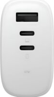 Native Union USB-A / 2x USB-C Hálózati Gyorstöltő Adapter 67W - Fehér