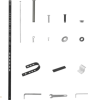 EcoFlow 606653 Napelem konzol erkélyekre EcoFlow napelemekhez - fekete