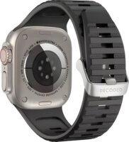 Decoded Ultra Traction Apple Watch Szilikon Okosóra szíj 42/44/45/49mm - Fekete