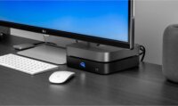 OWC miniStack STX 2,5" / 3,5" Thunderbolt 4 Külső HDD/SSD ház - Fekete/Ezüst
