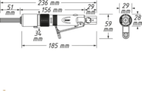 Hazet 9035M-6 Pneumatikus tűs rozsdaeltávolító 6.3 bar
