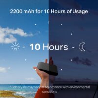 Mercusys MT110 Hordozható 4G+ LTE WiFi 2200mAh Router - Fekete