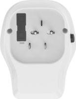 Gembird TPA-1A2C20-02-W Univerzális utazó adapter 20W - Fehér