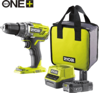 Ryobi ONE+ R18DD3-120S Akkus Fúró-Csavarozó + 2000 mAh 18V Akkumulátor + Töltő + Táska