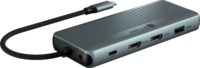 ICY BOX IB-DK4062-CPD 12in1 Univerzális USB-C Laptop Dokkoló Állomás 100 Watt