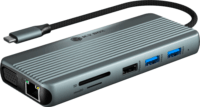 ICY BOX IB-DK4062-CPD 12in1 Univerzális USB-C Laptop Dokkoló Állomás 100 Watt