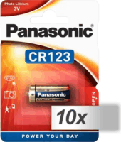 Panasonic CR-123 A Lítium Fotóelem (10 db / csomag)