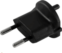 NN 154/SW/1 CEE7/17 - Type 11 utazó hálózati Adapter - Fekete