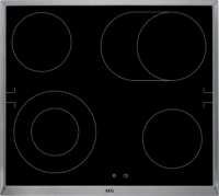 AEG KOMBI3026P 4 zónás Beépíthető Elektromos Sütő / Főzőlap - Ezüst / Fekete