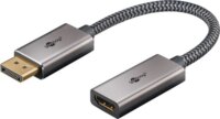 goobay Plus DisplayPort apa - HDMI anya Átalakító Adapter - Szürke