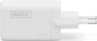 Digitus DA-10303 USB-A / 2x USB-C Hálózati Gyorstöltő Adapter 67W - Fehér