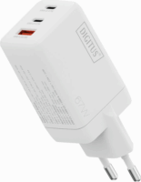 Digitus DA-10303 USB-A / 2x USB-C Hálózati Gyorstöltő Adapter 67W - Fehér