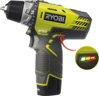 Ryobi R12DD-220S Akkus Fúró-Csavarozó 12V + 2x 12V Akkumulátor + Töltő + Táska