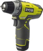 Ryobi R12DD-220S Akkus Fúró-Csavarozó 12V + 2x 12V Akkumulátor + Töltő + Táska