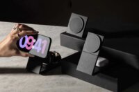 Native Union Rise 2 az 1-ben Qi2 Mágneses Wireless töltő 15W - Fekete