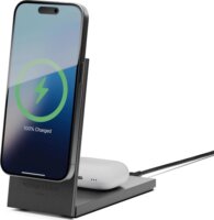 Native Union Rise 2 az 1-ben Qi2 Mágneses Wireless töltő 15W - Fekete