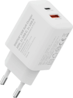Digitus DA-10301 USB-A / USB-C Hálózati Gyorstöltő Adapter 30W - Fehér