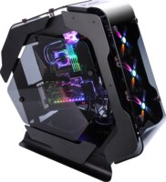 Zalman Z-Machine 500 Midi Torony Számítógépház + 5db 120mm ARGB ventilátor - Fekete