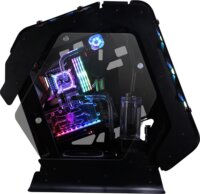 Zalman Z-Machine 500 Midi Torony Számítógépház + 5db 120mm ARGB ventilátor - Fekete