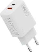 Digitus DA-10300 USB-A / USB-C Hálózati Töltő Adapter 20W - Fehér
