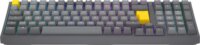ENDORFY Celeris 1800 Wireless Gaming Mechanikus RGB Billentyűzet DE - Szürke/Sárga