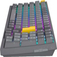 ENDORFY Celeris 1800 Wireless Gaming Mechanikus RGB Billentyűzet DE - Szürke/Sárga