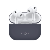 Fixed Ultravékony Apple Airpods Pro 3 szilikon fülhallgató védőtok - Sötétkék