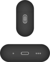 Fixed Ultravékony Apple Airpods Pro 3 szilikon fülhallgató védőtok - Fekete