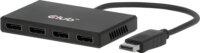 Club 3D CSV-7400 DisplayPort apa - 4x DisplayPort anya 8K30Hz Átalakító Adapter