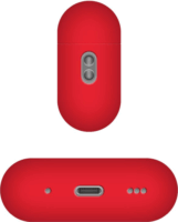 Fixed Apple AirPods Pro 3 Selymes fülhallgató védőtok - Piros