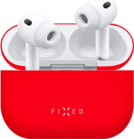 Fixed Apple AirPods Pro 3 Selymes fülhallgató védőtok - Piros