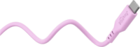 Goobay 77746 USB-C 2.0 Apa - USB-C 2.0 Apa Szilikon Adat és Töltőkábel 60W 1.5m - Rózsaszín
