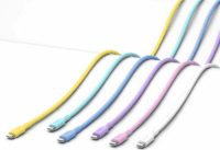 Goobay 77746 USB-C 2.0 Apa - USB-C 2.0 Apa Szilikon Adat és Töltőkábel 60W 1.5m - Rózsaszín