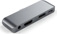 Satechi Aluminum USB-C Mobile Pro 4-port HUB 18W - Ezüst
