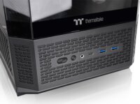 Thermaltake View 370 TG ARGB Midi Torony Számítógépház + 4db 120mm ventilátor - Fekete