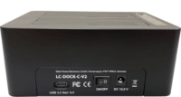 LC-Power LC-DOCK-C-V2 HDD/SSD dokkoló és klónozó állomás (4x 2,5/3,5 HDD/SSD - USB-C)