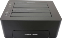 LC-Power LC-DOCK-C-V2 HDD/SSD dokkoló és klónozó állomás (4x 2,5/3,5 HDD/SSD - USB-C)