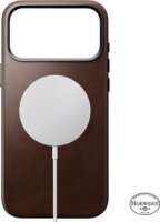 Nomad Magsafe Apple iPhone 17 Pro Bőr Telefon tok - Barna