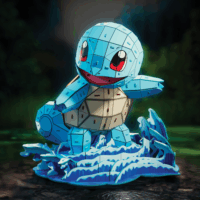 Spin Master 4D Build - Pokémon Squirtle 180 darabos karton makett